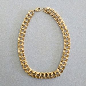 Gold toned necklace chain jewelry